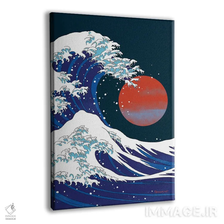 تابلو موج گربه I اثر بگ نوز ورک (استودیو) - نمای پرسپکتیو محصول