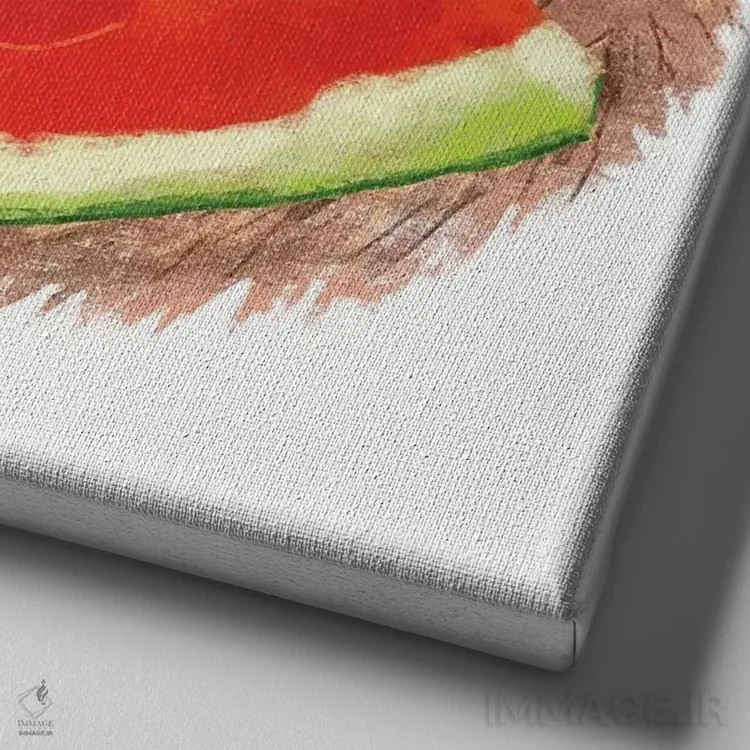 تابلو اشتراکگذاری اثر بگ نوز ورک (استودیو) - نمای نزدیک بافت بوم