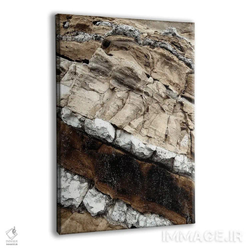 تابلو صخرههای دریایی اثر ۳۳ استخوان شکسته - نمای پرسپکتیو محصول
