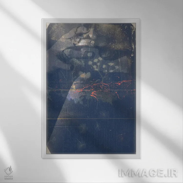 تابلو لومن II اثر ۳۳ استخوان شکسته - نمای قابدار سفید