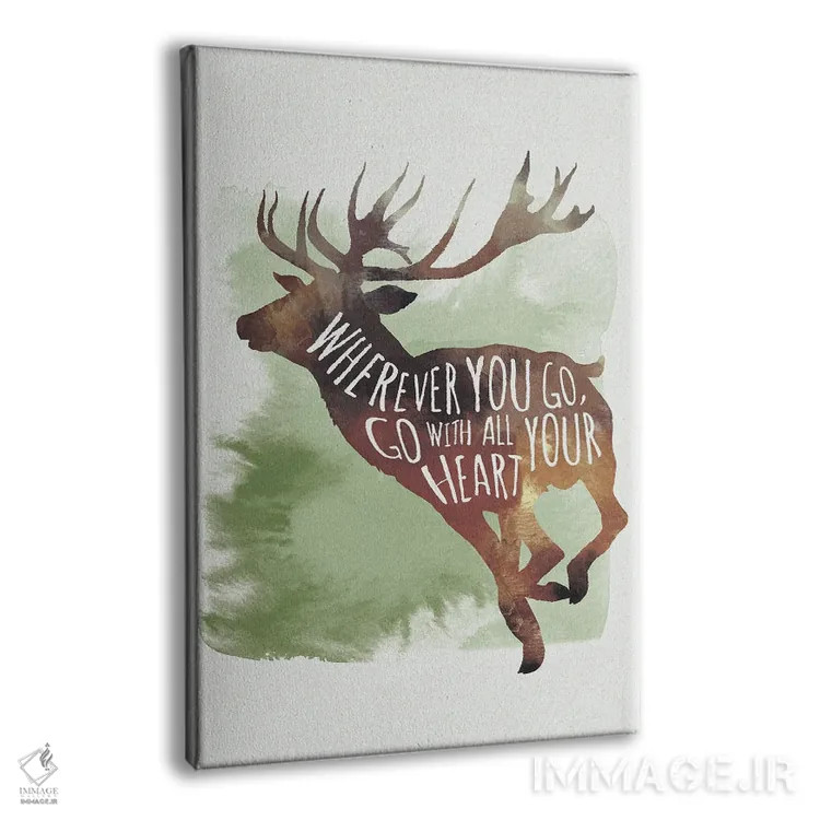 تابلو با تمام وجودت برو اثر ۳۳ استخوان شکسته - نمای پرسپکتیو محصول