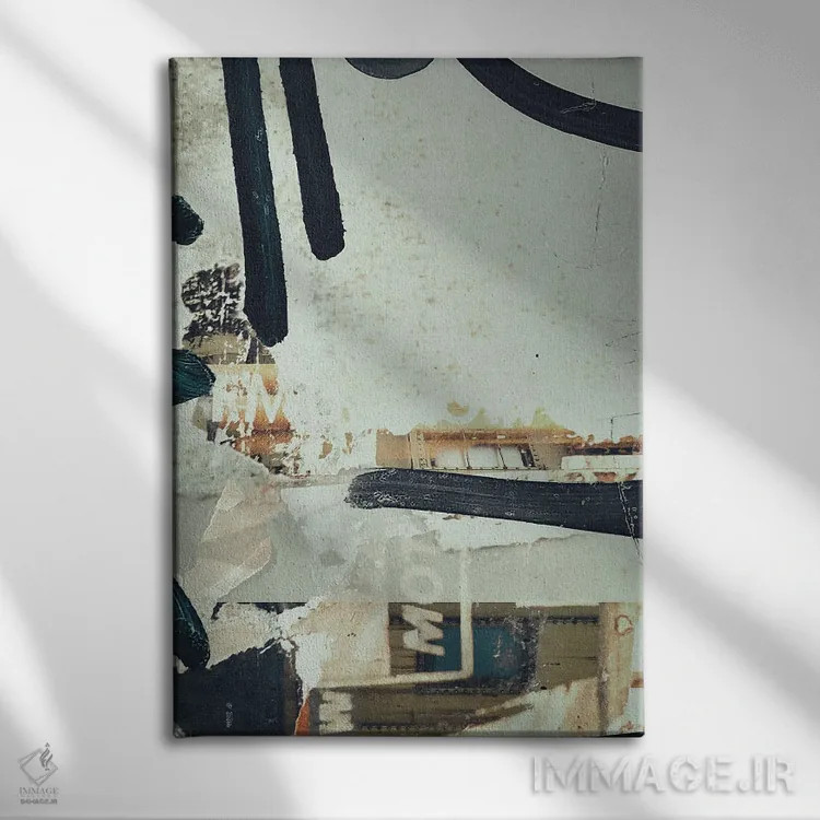 تابلو خیابانهای فراموششده اثر ۳۳ استخوان شکسته - نمای روبهرو روی دیوار