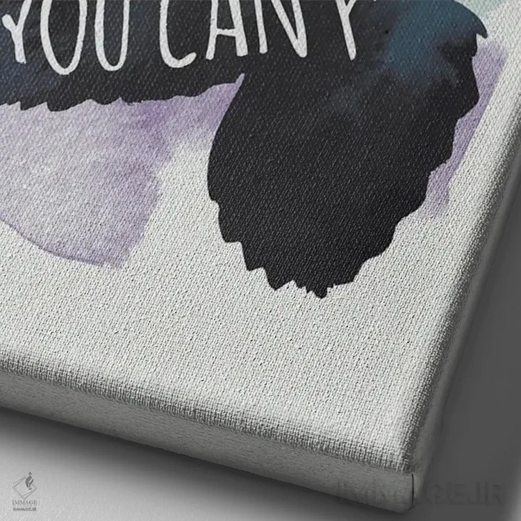 تابلو Achieve It,رویاپردازی کن، به دستش آور اثر ۳۳ استخوان شکسته - نمای نزدیک بافت بوم