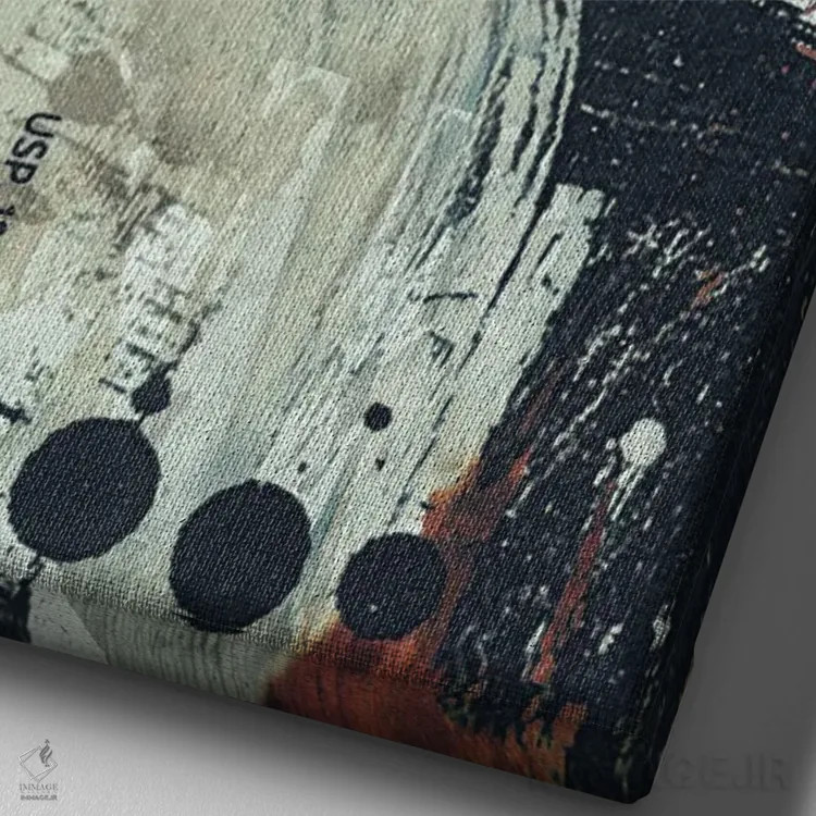 تابلو خیابانهای فراموششده اثر ۳۳ استخوان شکسته - نمای نزدیک بافت بوم