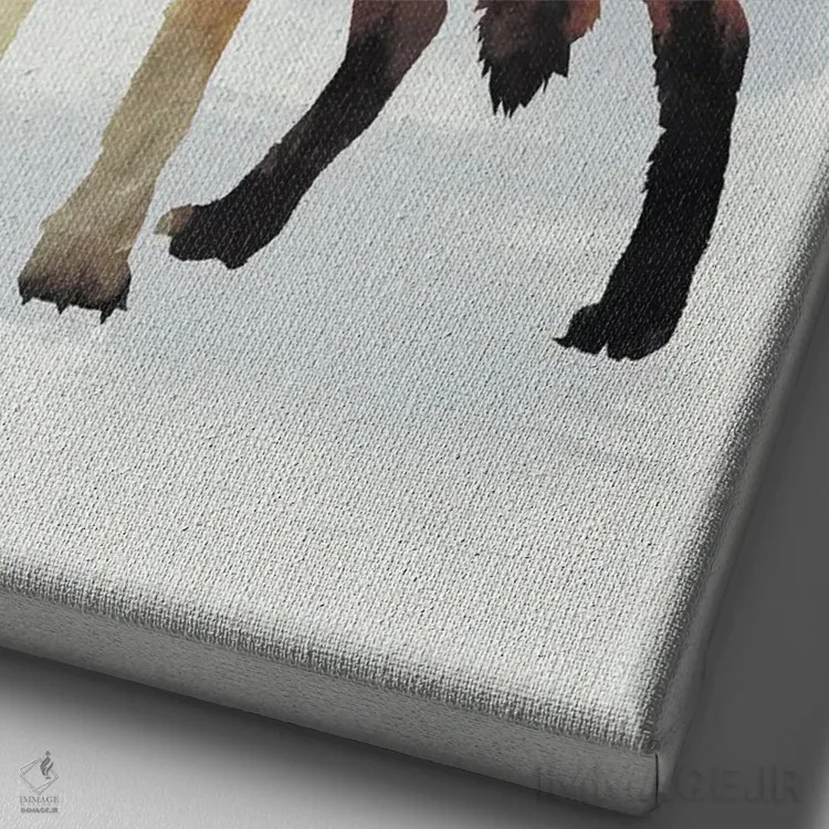 تابلو Heart Strong,سرت را بالا بگیر، دلت را قوی اثر ۳۳ استخوان شکسته - نمای نزدیک بافت بوم