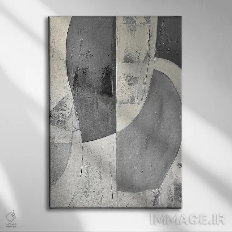 تابلو قوس بیومورفیک I (الهامگرفته از زیستشناسی) اثر ۳۳ استخوان شکسته - نمای روبهرو روی دیوار