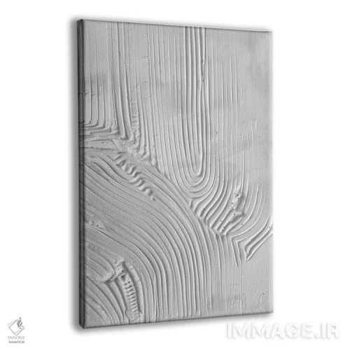 تابلو ماسهٔ شانهزده در سفید اثر ۳۳ استخوان شکسته - نمای پرسپکتیو محصول