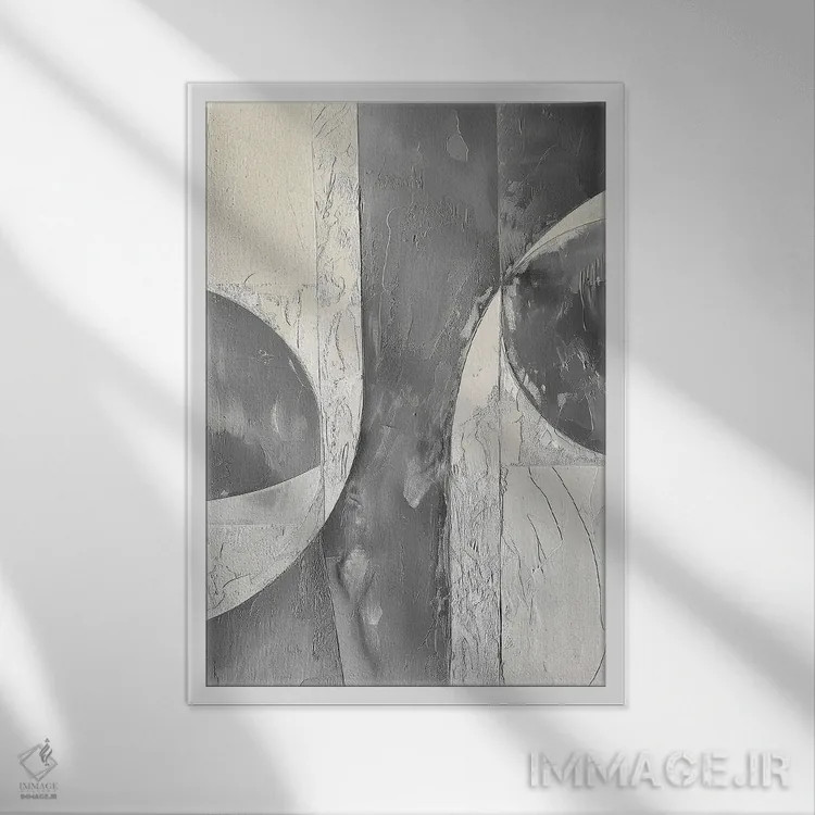 تابلو قوس بیومورفیک II (الهامگرفته از زیستشناسی) اثر ۳۳ استخوان شکسته - نمای قابدار سفید