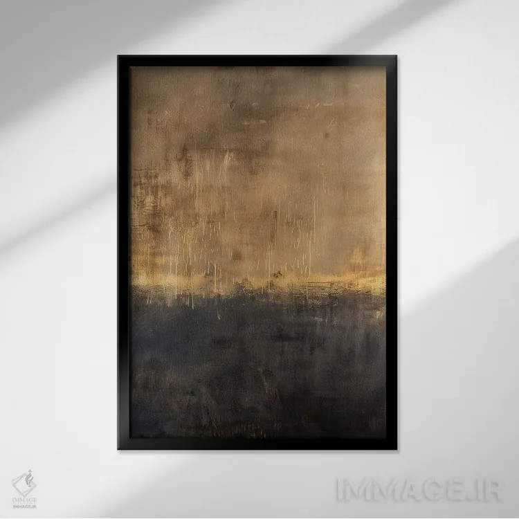 تابلو آغاز نور اثر ۳۳ استخوان شکسته - نمای قابدار مشکی