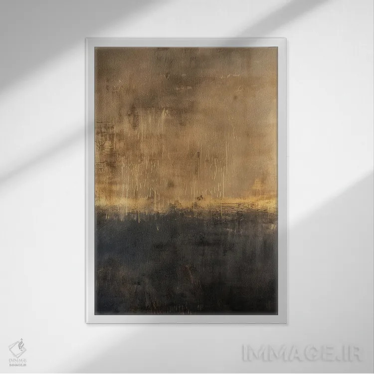 تابلو آغاز نور اثر ۳۳ استخوان شکسته - نمای قابدار سفید