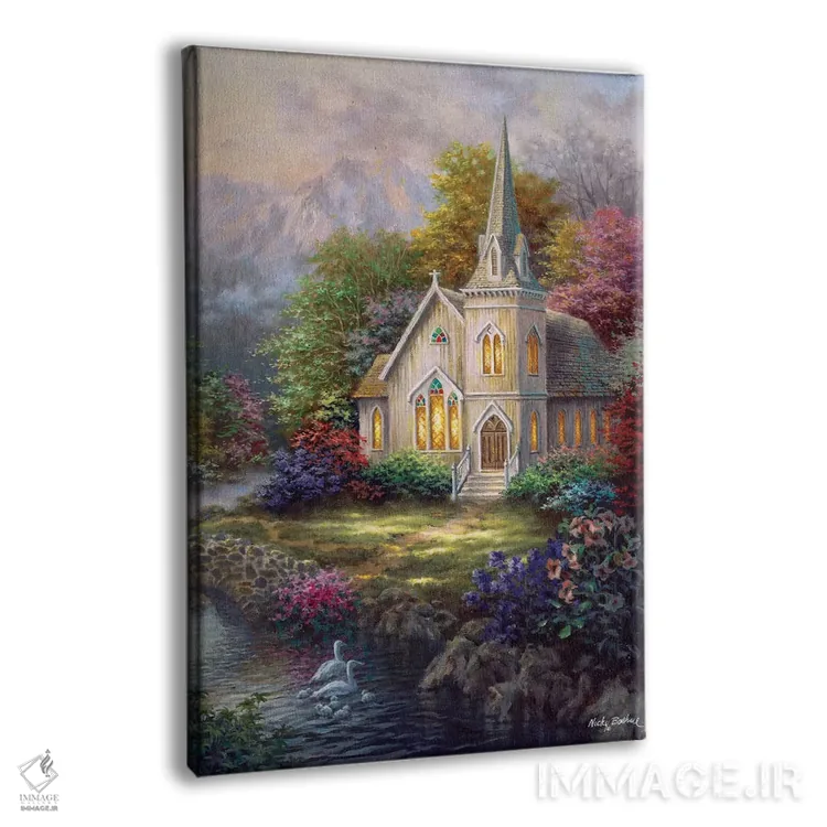 تابلو آرامش اثر نیکی بومه - نمای پرسپکتیو محصول