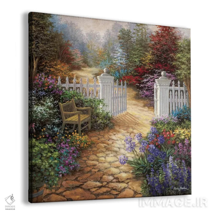 تابلو دروازهای به افسون اثر نیکی بومه - نمای پرسپکتیو محصول