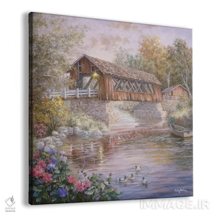 تابلو خیابان اصلی روستا اثر نیکی بومه - نمای پرسپکتیو محصول