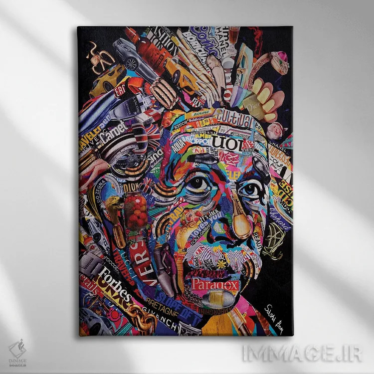 تابلو پارادوکس خویشاوند اثر ساشا بوم - نمای روبهرو روی دیوار