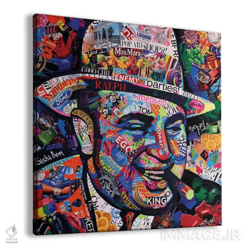 تابلو لبخند و یک اسلحه اثر ساشا بوم - نمای پرسپکتیو محصول