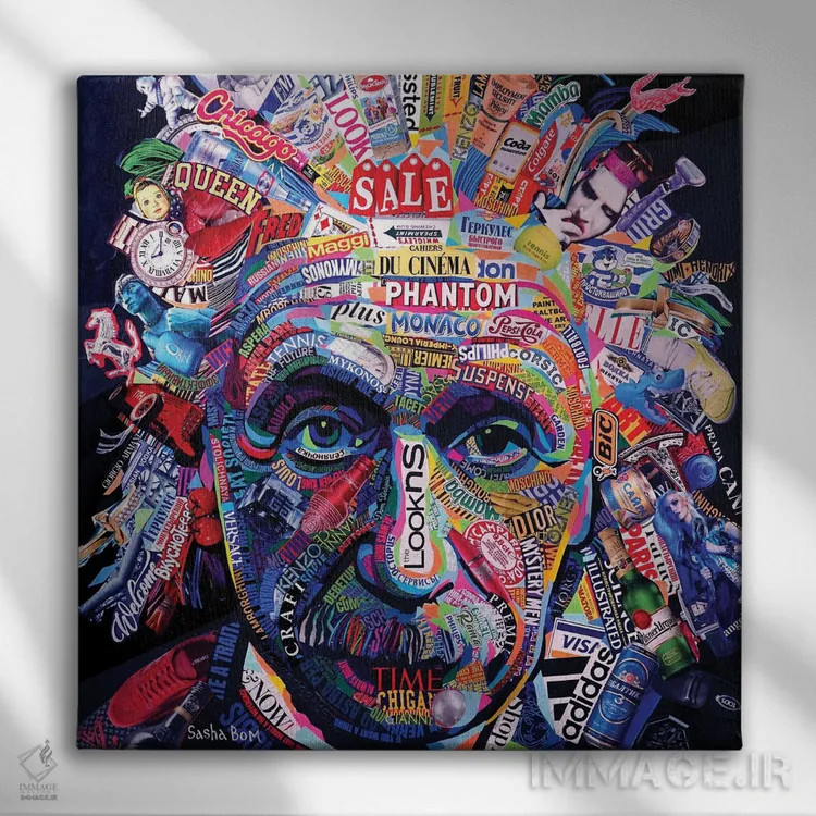 تابلو یکی از بستگان اثر ساشا بوم - نمای روبهرو روی دیوار