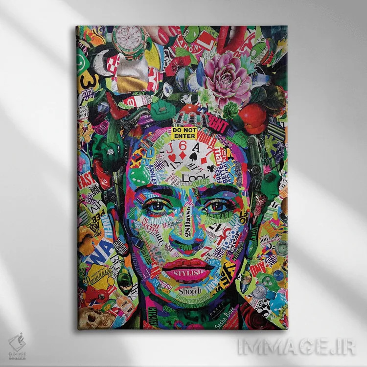 تابلو زنده باد مکزیک اثر ساشا بوم - نمای روبهرو روی دیوار