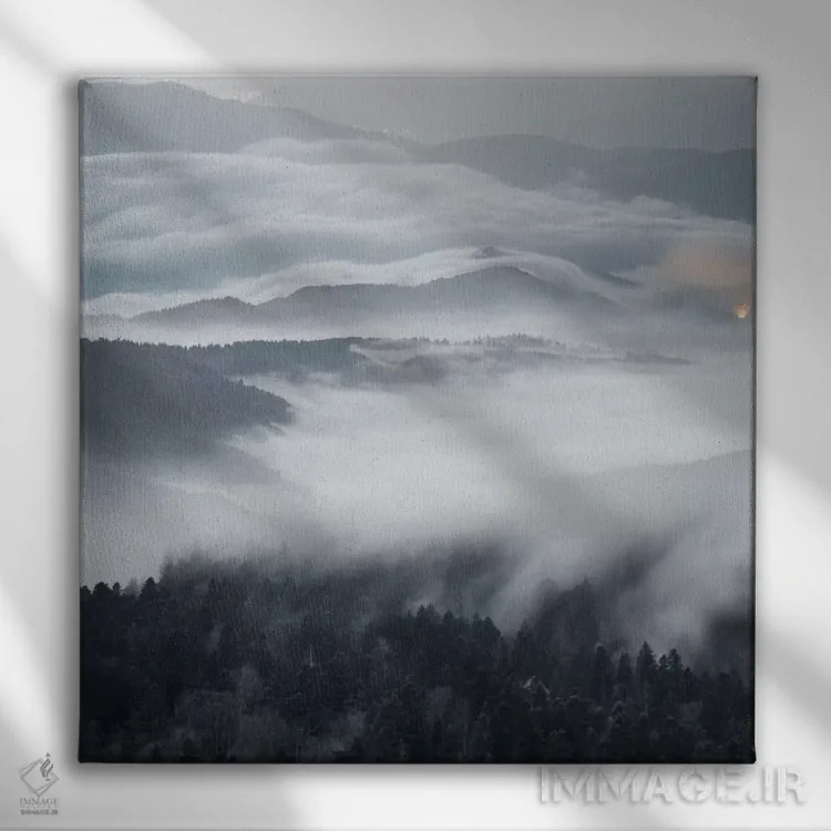 تابلو طلوع جادویی اثر آدریان بوردَا - نمای روبهرو روی دیوار