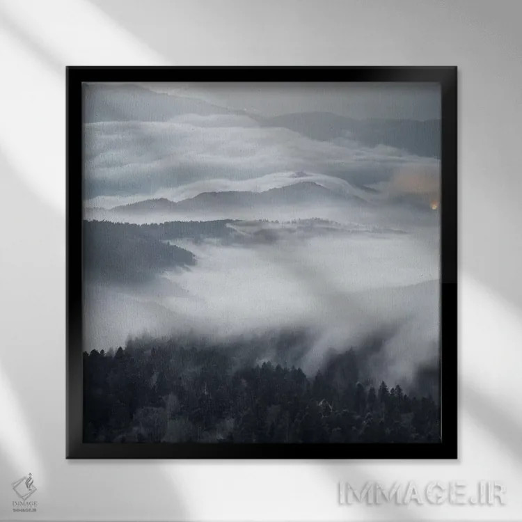 تابلو طلوع جادویی اثر آدریان بوردَا - نمای قابدار مشکی