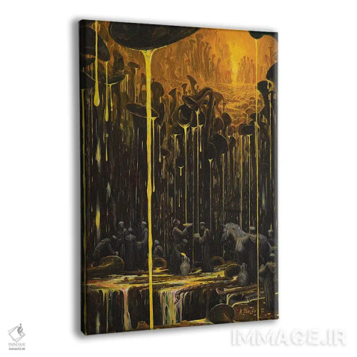 تابلو قلمرویی که موسیقی در آن جاری است اثر آدریان بوردَا - نمای پرسپکتیو محصول