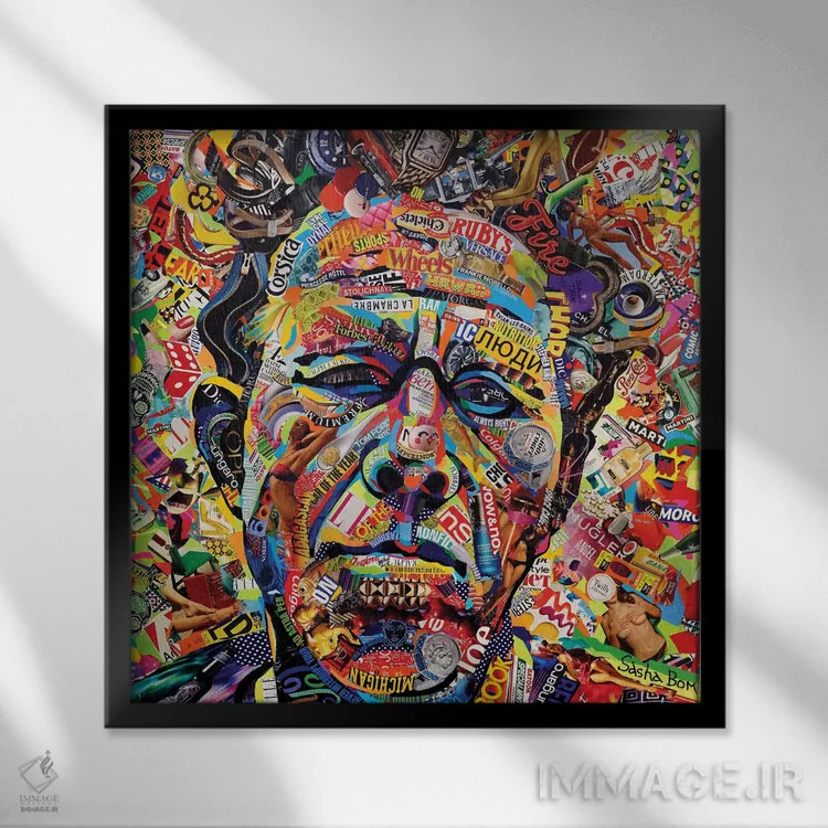 تابلو پایین نزد تام اثر ساشا بوم - نمای قابدار مشکی