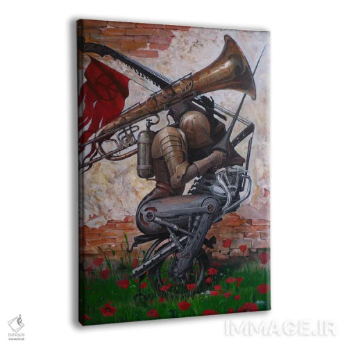 تابلو آوازی به جای بوسه اثر آدریان بوردَا - نمای پرسپکتیو محصول