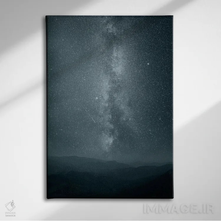 تابلو شعلههای ابدی اثر آدریان بوردَا - نمای روبهرو روی دیوار