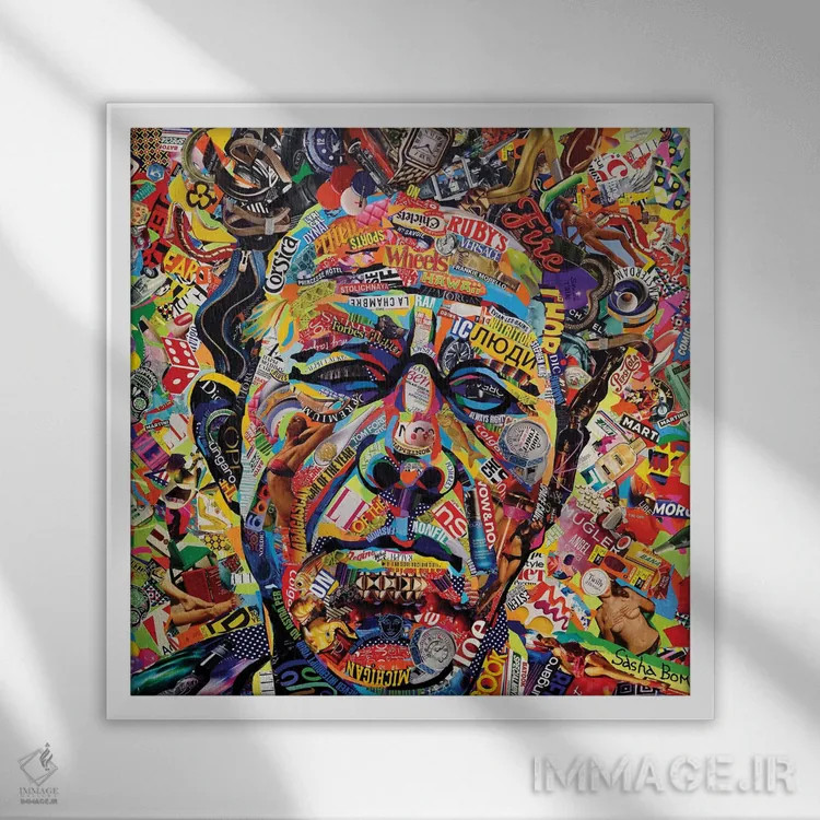 تابلو پایین نزد تام اثر ساشا بوم - نمای قابدار سفید