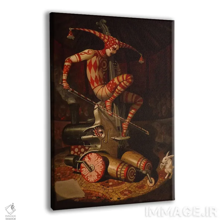 تابلو قارچ آگاریک مرد پرنده هلندی (افسانه) اثر آدریان بوردَا - نمای پرسپکتیو محصول