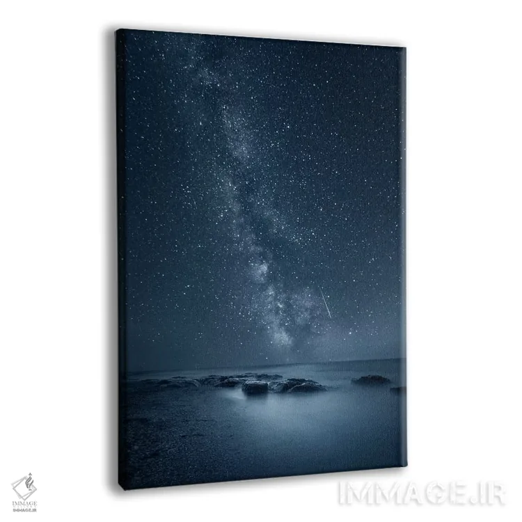 تابلو آسمان شب اثر آدریان بوردَا - نمای پرسپکتیو محصول
