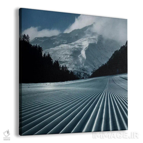 تابلو ردپای اسکی اثر آدریان بوردَا - نمای پرسپکتیو محصول