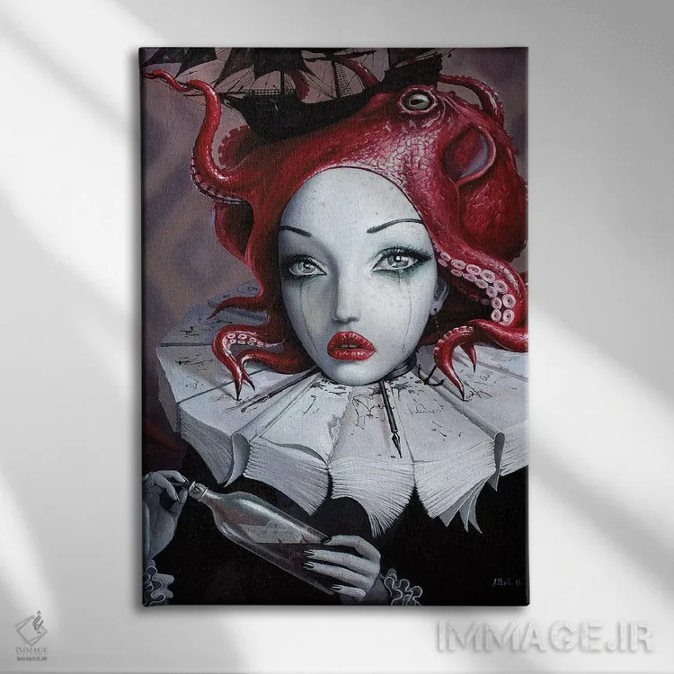 تابلو داستان امیدهایم اثر آدریان بوردَا - نمای روبهرو روی دیوار