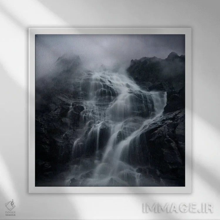 تابلو راه شیری (کهکشان) اثر آدریان بوردَا - نمای قابدار سفید