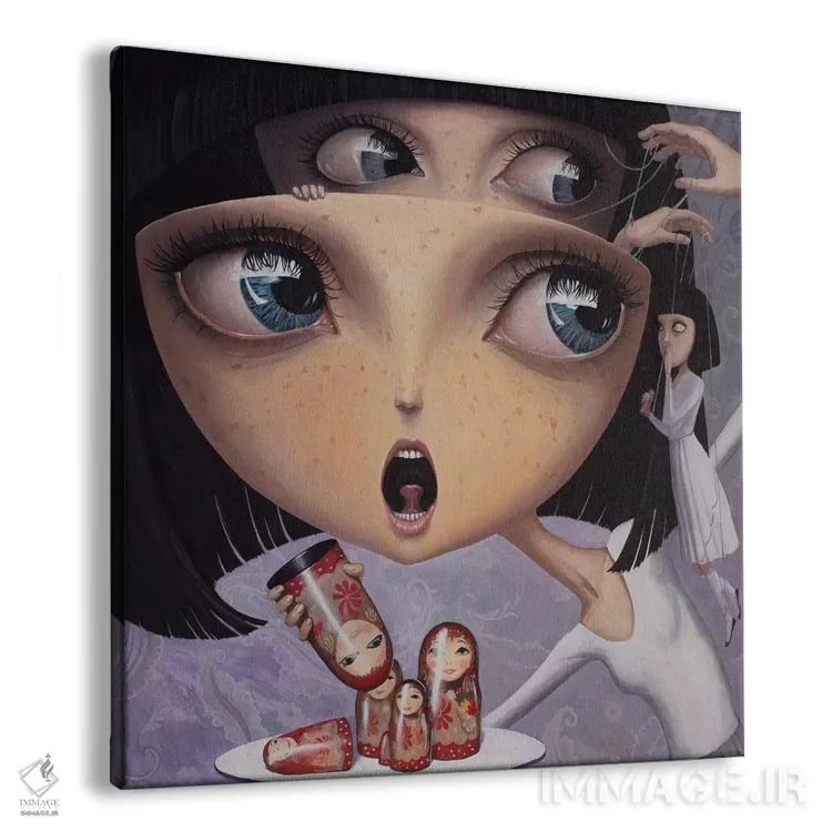 تابلو تو آنی نیستی که فکر میکنی هستی اثر آدریان بوردَا - نمای پرسپکتیو محصول