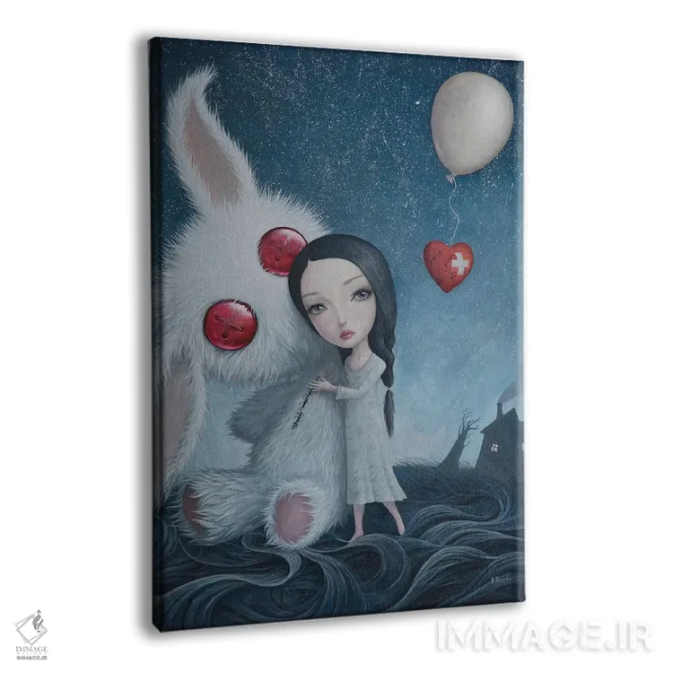 تابلو اکنون امن هستی اثر آدریان بوردَا - نمای پرسپکتیو محصول