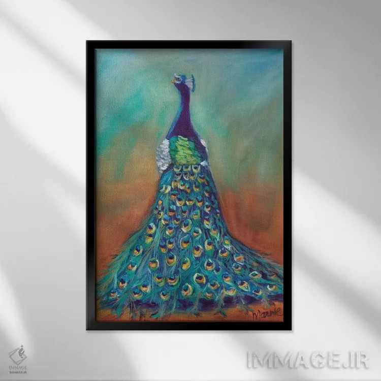 تابلو راههای اسرارآمیز اثر مارنی بورک - نمای قابدار مشکی