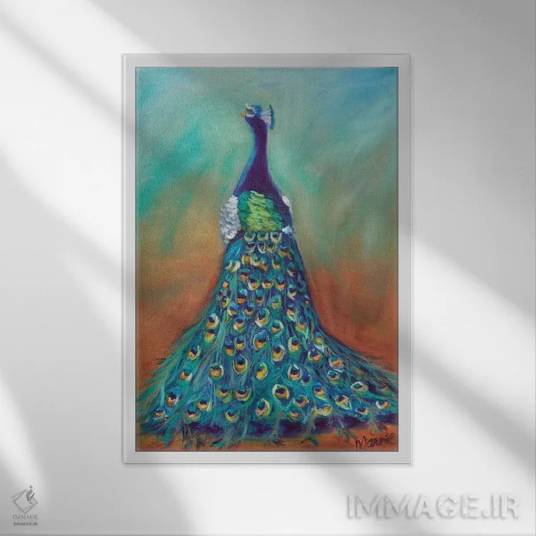 تابلو راههای اسرارآمیز اثر مارنی بورک - نمای قابدار سفید