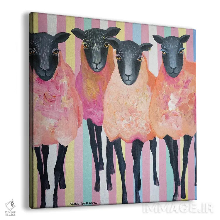 تابلو دختران شایعهپراکن اثر داریا بوریسووا - نمای پرسپکتیو محصول