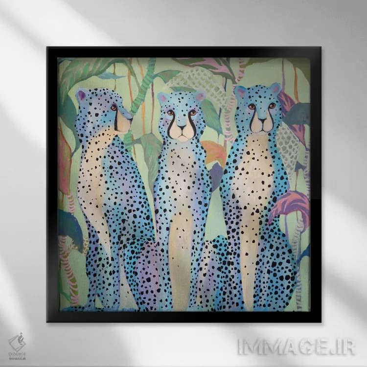 تابلو استعاره اثر داریا بوریسووا - نمای قابدار مشکی