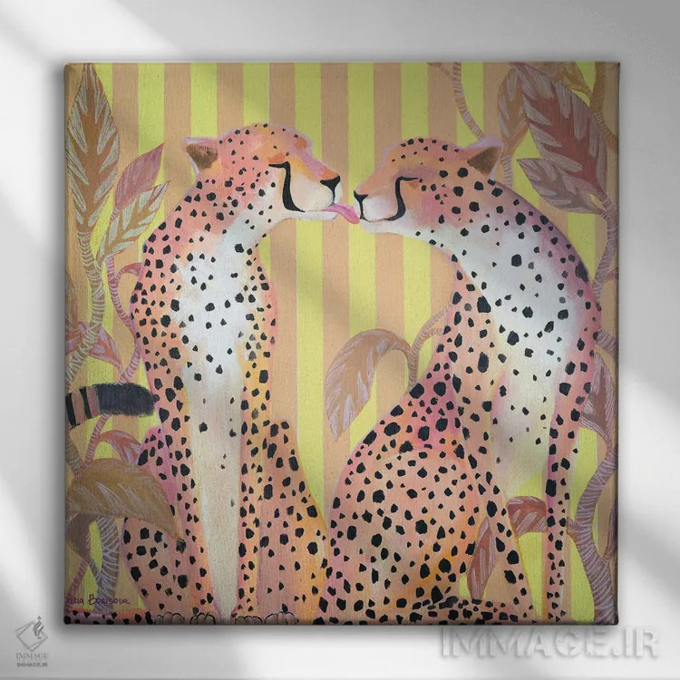 تابلو عشق من (اسپانیایی) اثر داریا بوریسووا - نمای روبهرو روی دیوار