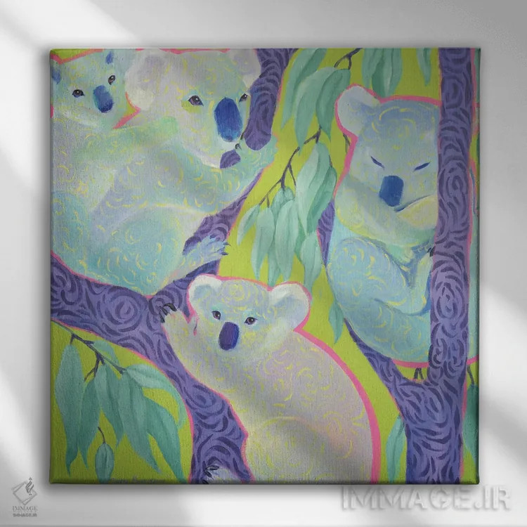 تابلو قلب گشوده اثر داریا بوریسووا - نمای روبهرو روی دیوار