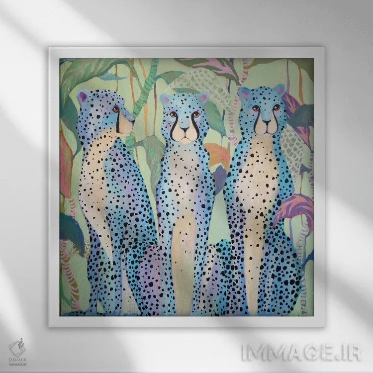 تابلو استعاره اثر داریا بوریسووا - نمای قابدار سفید