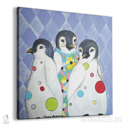 تابلو دوستان اثر داریا بوریسووا - نمای پرسپکتیو محصول