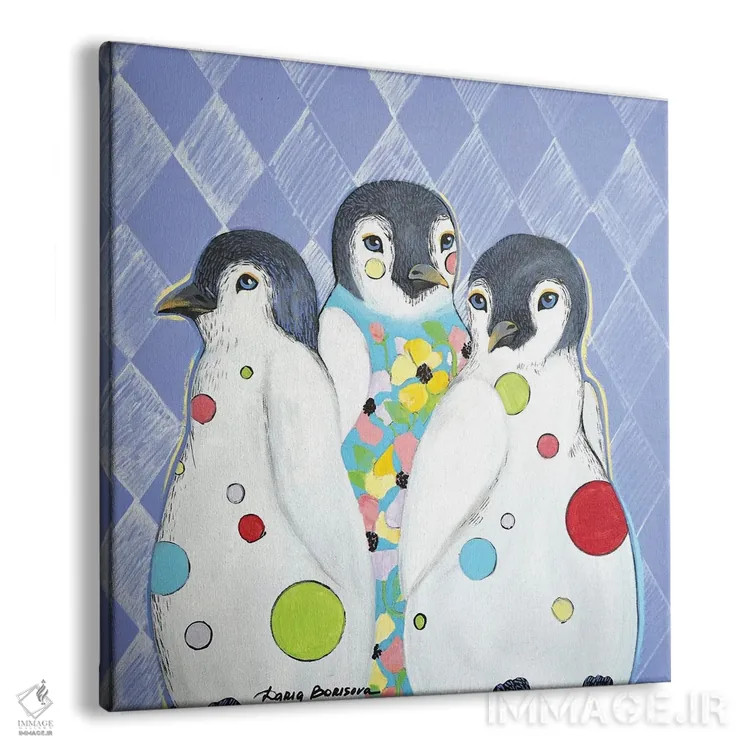 تابلو دوستان اثر داریا بوریسووا - نمای پرسپکتیو محصول