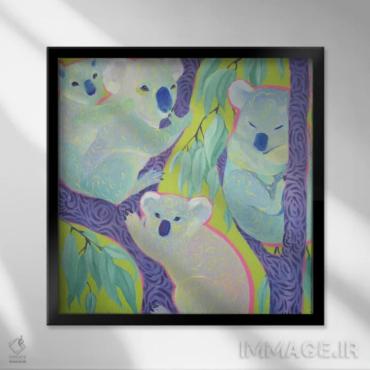 تابلو قلب گشوده اثر داریا بوریسووا - نمای قابدار مشکی