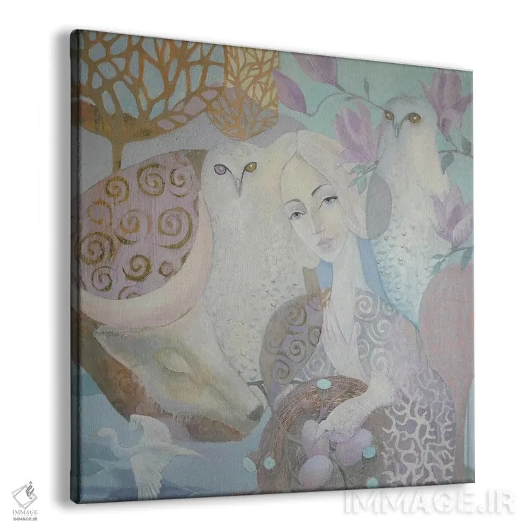 تابلو بهار اثر داریا بوریسووا - نمای پرسپکتیو محصول