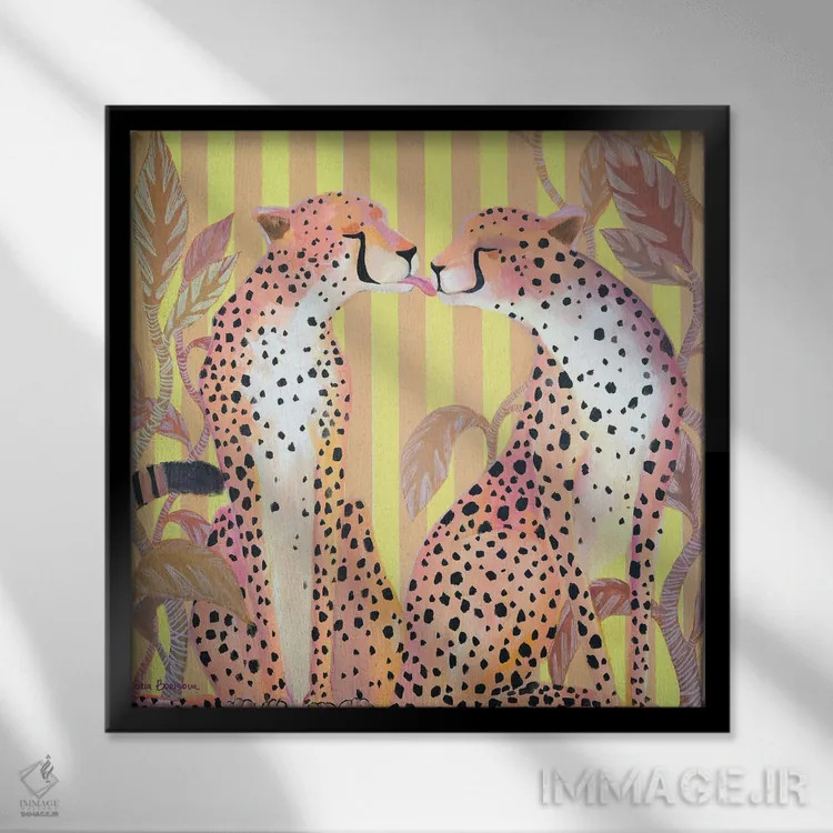 تابلو عشق من (اسپانیایی) اثر داریا بوریسووا - نمای قابدار مشکی