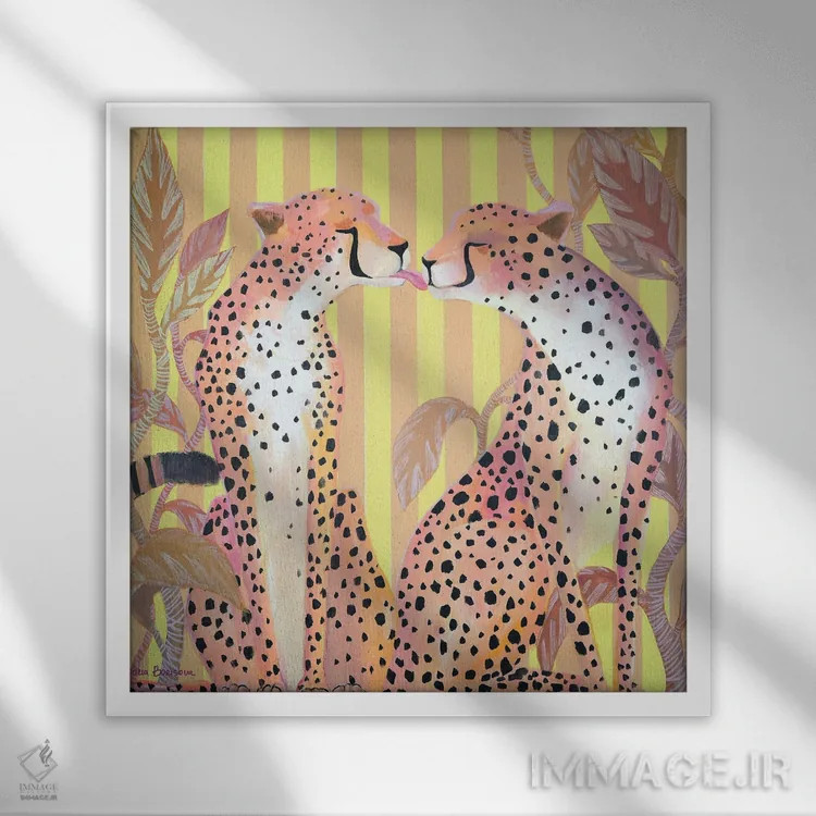 تابلو عشق من (اسپانیایی) اثر داریا بوریسووا - نمای قابدار سفید