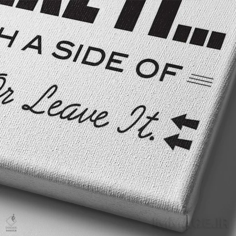 تابلو یا بردار یا رها کن اثر پرینتهای بنتون پارک (استودیو/گالری هنری) - نمای نزدیک بافت بوم