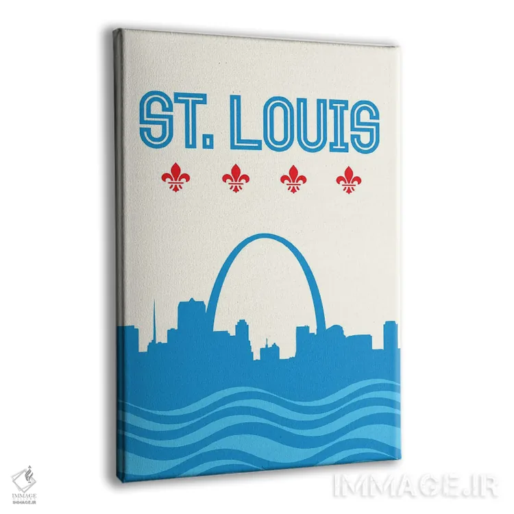 تابلو خط افق سنت لوئیس اثر پرینتهای بنتون پارک (استودیو/گالری هنری) - نمای پرسپکتیو محصول
